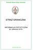 Komenda Główna Straży Granicznej STRAŻ GRANICZNA. INFORMACJA STATYSTYCZNA za I półrocze 2019 r. Warszawa, lipiec 2019 r.