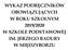 WYKAZ PODRĘCZNIKÓW OBOWIĄZUJĄCYCH W ROKU SZKOLNYM 2019/2020 W SZKOLE PODSTAWOWEJ IM. JERZEGO BADURY W MIĘDZYBORZU