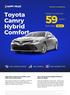 Toyota Camry Hybrid Comfort