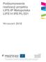 Podsumowanie realizacji projektu LIFE-IP Malopolska LIFE14 IPE/PL/021