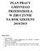 PLAN PRACY GMINNEGO PRZEDSZKOLA W ZBUCZYNIE NA ROK SZKOLNY 2018/2019