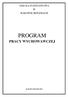 SZKOŁA PODSTAWOWA W RAKOWIE-BOGINIACH PROGRAM PRACY WYCHOWAWCZEJ