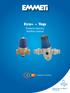 Eco+ - Top. Pressure reducers Reduktory ciśnienia. Heating & Plumbing. Opis techniczny