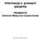Informacja o prawach pacjenta PROMEDYK Centrum Medyczne Częstochowa