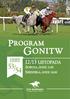 SPIS GONITW 53 DZIEŃ 12 LISTOPADA Gonitwa dla 4-letnich i starszych koni czystej krwi arabskiej wyłącznie IV grupy.