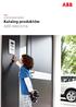 SYSTEM DOMOFONOWY. Katalog produktów ABB Welcome