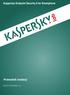 Kaspersky Endpoint Security 8 for Smartphone Przewodnik instalacji