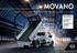 Movano Podwozia do zabudowy i fabryczne nadwozia specjalistyczne