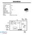 KA34063A. Switching Regulator. V IN rng 3-40V FB Voltage 1.24V FB Range V Switch Current 1.5A Supply Current 2.7mA Switching Frequency 100kHz