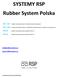 SYSTEMY RSP Rubber System Polska