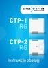 CTP-1 RG CTP-2 RG. Instrukcja obsługi +1 C C OFF -4 OFF