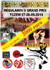 REGULAMIN II GRAND PRIX TCZEW TATAMI. PULA NAGRÓD 2000 euro