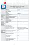 LISTA DANYCH DOTYCZĄCYCH TERENU SITE CHECK LIST