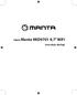 Tablet Manta MID9701 9,7 WiFi. Instrukcja obsługi
