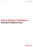 Oracle Product Brief Oracle Business Intelligence Standard Edition One