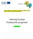 Interreg Europa Podręcznik programu