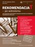 REKOMENDACJA. po wdrożeniu DRUGA EDYCJA. 14-15 kwietnia 2011. warsztatów. Warszawa. W programie m.in.: Prelegenci warsztatów: