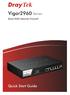 Vigor2960 Dual-WAN Security Firewall Skrócona instrukcja obsługi