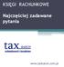 KSIĘGI RACHUNKOWE. Najczęściej zadawane pytania. www.taxbaron.com.pl