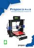 Propox I3 Pro B. Instrukcja konfiguracji drukarki 3D