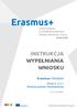 INSTRUKCJA WYPEŁNIANIA WNIOSKU. Erasmus+ Młodzież. Akcja 3 (KA3) Rozwój polityki młodzieżowej