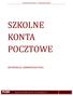 SZKOLNE KONTA POCZTOWE