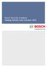 Bosch Security Academy Katalog Szkoleń Luty Czerwiec 2013