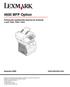 4600 MFP Option. Podręcznik użytkownika skanera do drukarek z serii T640, T642 i T644. www.lexmark.com. kwiecień 2006