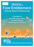 Discover... Free Entitlement. (Early Years Provision) A guide for parents and carers by the Family Information Service. www.westsussex.gov.