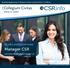 Studia podyplomowe Collegium Civitas w partnerstwie z CSRinfo. Studia podyplomowe. Manager CSR. www.civitas.edu.pl/collegium/manager-csr