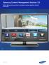Samsung Content Management Solution 2.0 Pomoc dla kierownictwa hoteli w zarządzaniu opcjami oglądania telewizji przez gości