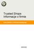 Trusted Shops Informacje o firmie. Znak jakości z ochroną kupującego