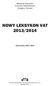 NOWY LEKSYKON VAT 2013/2014