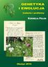 GENETYKA I EWOLUCJA Zadania i problemy KORNELIA POLOK Olsztyn 2010