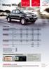 Nowy Hilux. Kredyt 50/50 i pakiet OC/AC za 3,6%* Upust i pakiet OC/AC za 3,6%* Ceny (PLN) System multimedialny Toyota Touch 50/50