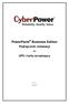 PowerPanel Business Edition. Podręcznik instalacji. User s Manual. dla. UPS z kartą zarządzającą. Rev. 1.5.11. 2009/09/03 Rev.