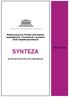 SYNTEZA. Realizacja przez Polskę zobowiązań wynikających z Konwencji o prawach osób niepełnosprawnych 2012-2014