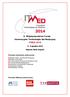 8t Międzynarodowe Forum Innowacyjne Technologie dla Medycyny ITMED 2014