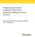 Programy Symantec Endpoint Protection i Symantec Network Access Control. Umowa licencyjna na oprogramowanie firmy Symantec