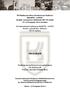 XII Międzynarodowa Konferencja Naukowa KRAKÓW LWÓW: książki, czasopisma, biblioteki XIX-XX wieku 13-14 listopada 2014, Kraków