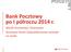 Bank Pocztowy po I półroczu 2014 r. Wyniki biznesowe i finansowe Pocztowe Konto ZawszeDarmowe wchodzi na rynek
