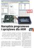 Narzędzia programowe i sprzętowe dla ARM