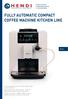 FULLY AUTOMATIC COMPACT COFFEE MACHINE KITCHEN LINE