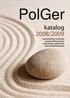 PolGer. katalog 2008/2009. przewodnik po laminacji, oprawie dokumentów, niszczarkach, gilotynach, akcesoriach biurowych