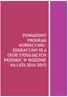 POWIATOWY PROGRAM KOREKCYJNO- EDUKACYJNY DLA OSÓB STOSUJĄCYCH PRZEMOC W RODZINIE NA LATA 2014-2015