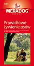 Prawidłowe żywienie psów Kompleksowy program żywieniowy zapewniający zdrowie i dobrą kondycję psów