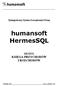 Zintegrowany System Zarządzania Firmą. humansoft HermesSQL MODUŁ KSIĘGA PRZYCHODÓW I ROZCHODÓW