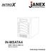 INTROX IN-MSATA4. IEEE 1394 & USB 2.0 Macierz dyskowa. Instrukcja instalacji