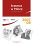 Erasmus w Polsce w roku akademickim 2007/08