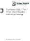 TruVision GEL 17 in./ 19 in. VGA Monitor - Instrukcja obsługi